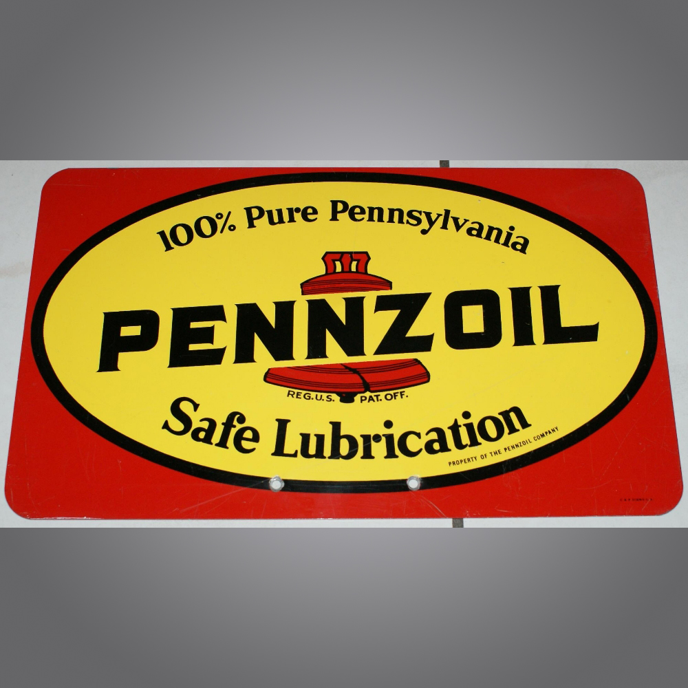 Pennzoil-Blechschild