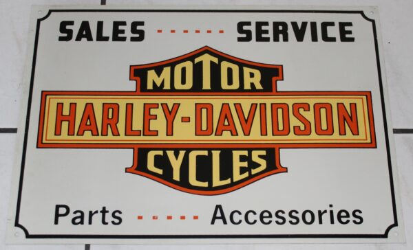Harley Davidson Blechschild 70s 1