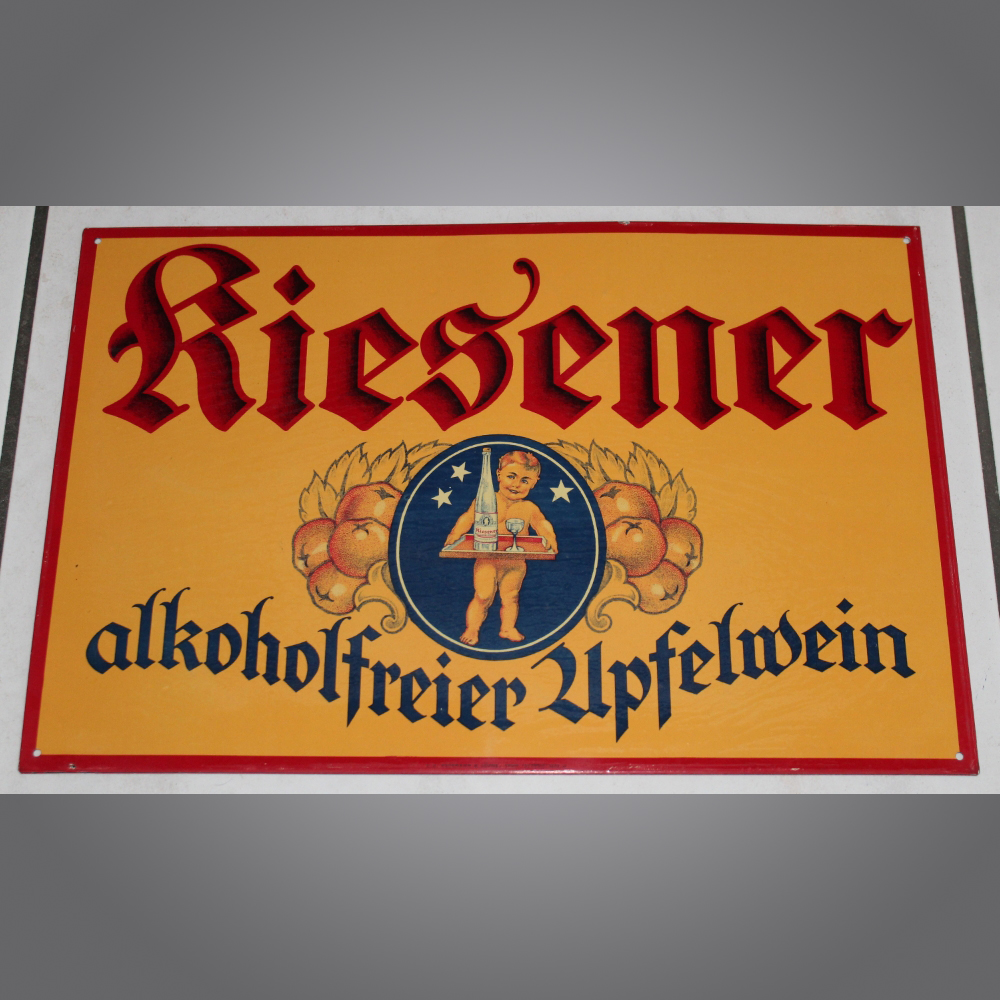 Kiesener-Apfelwein-Blechschild