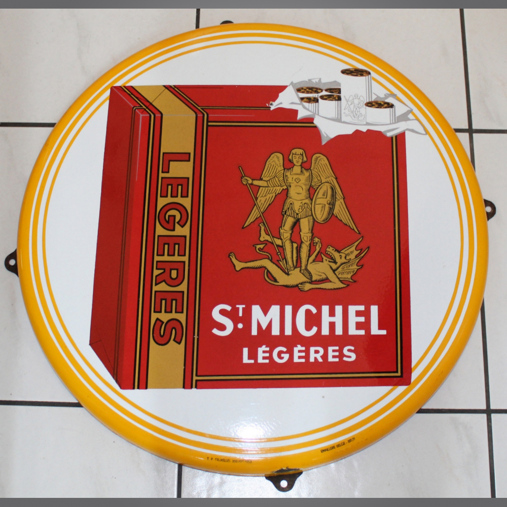 St.Michel-Cigarettes-Emailschild