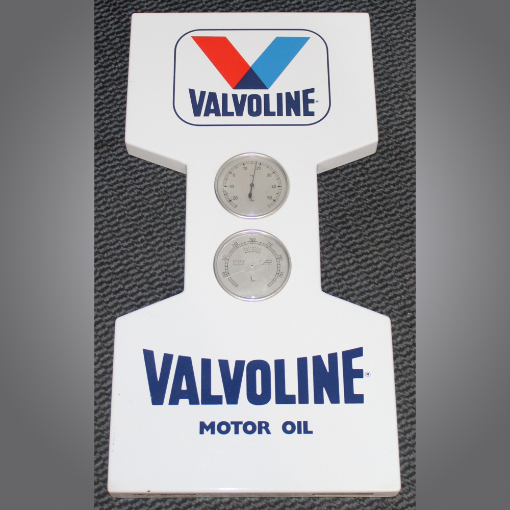 Valvoline-Thermometer-Emailschild