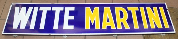 Witte Martini Emailschild 2