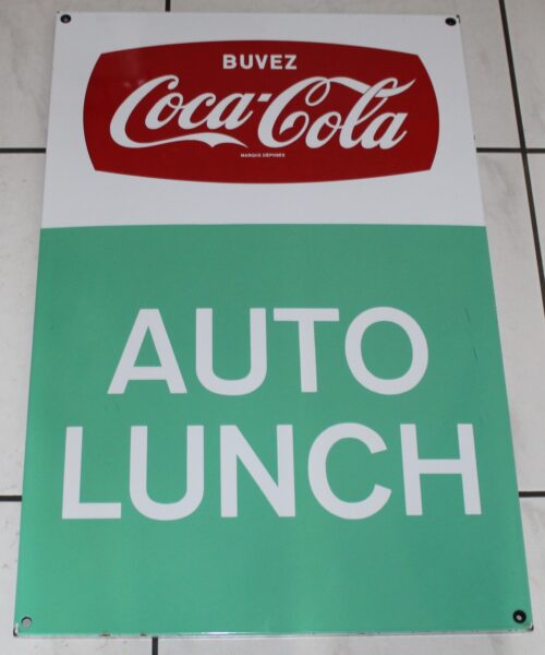 Coca Cola 60s Auto Lunch Emailschild 1
