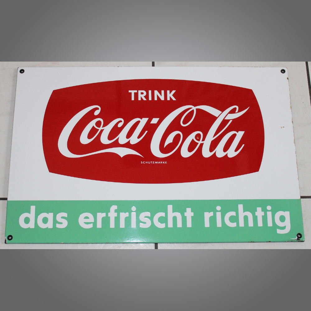 Coca-Cola-60s-Trink-Emailschild