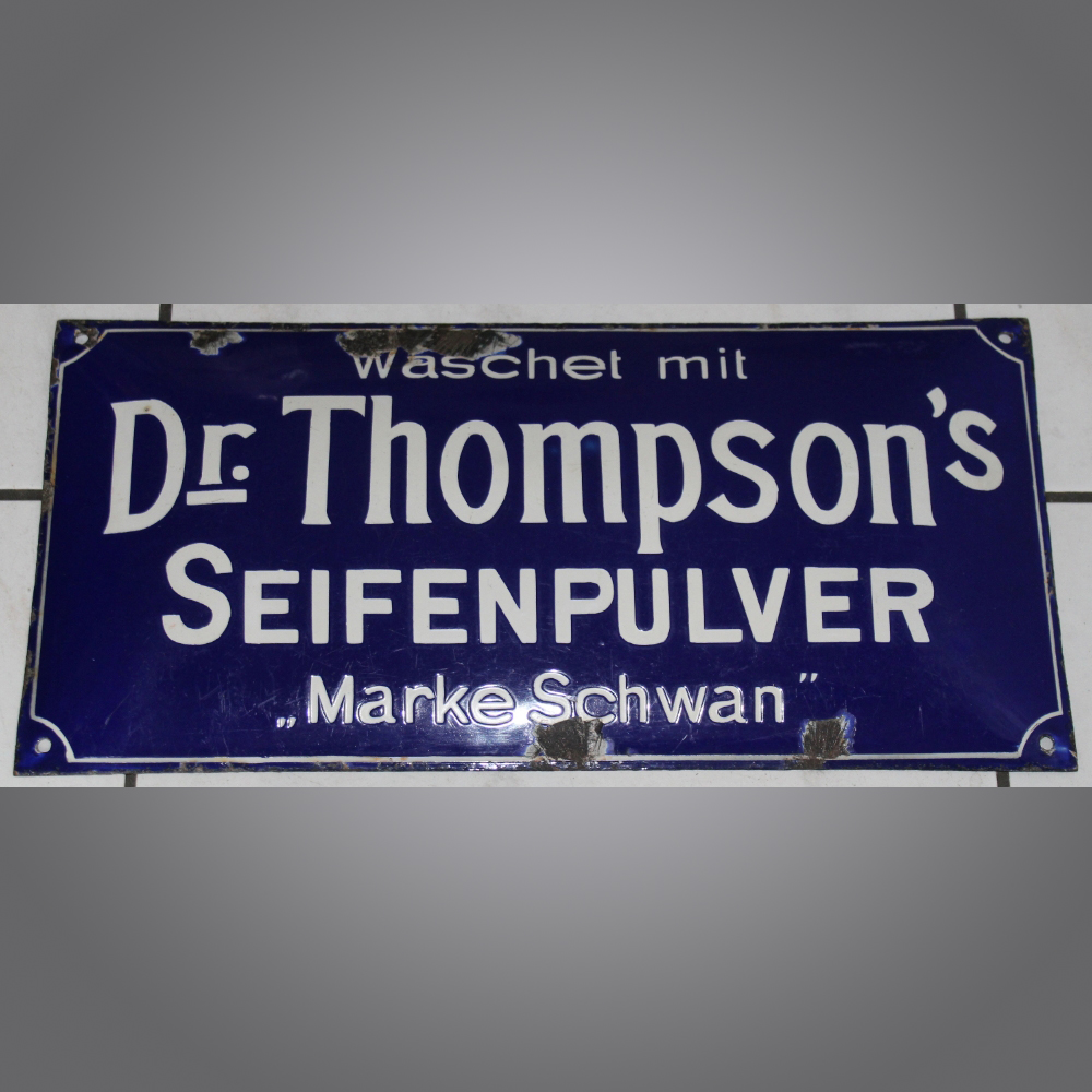 Dr.Thompsons-Seifenpulver-Emailschild