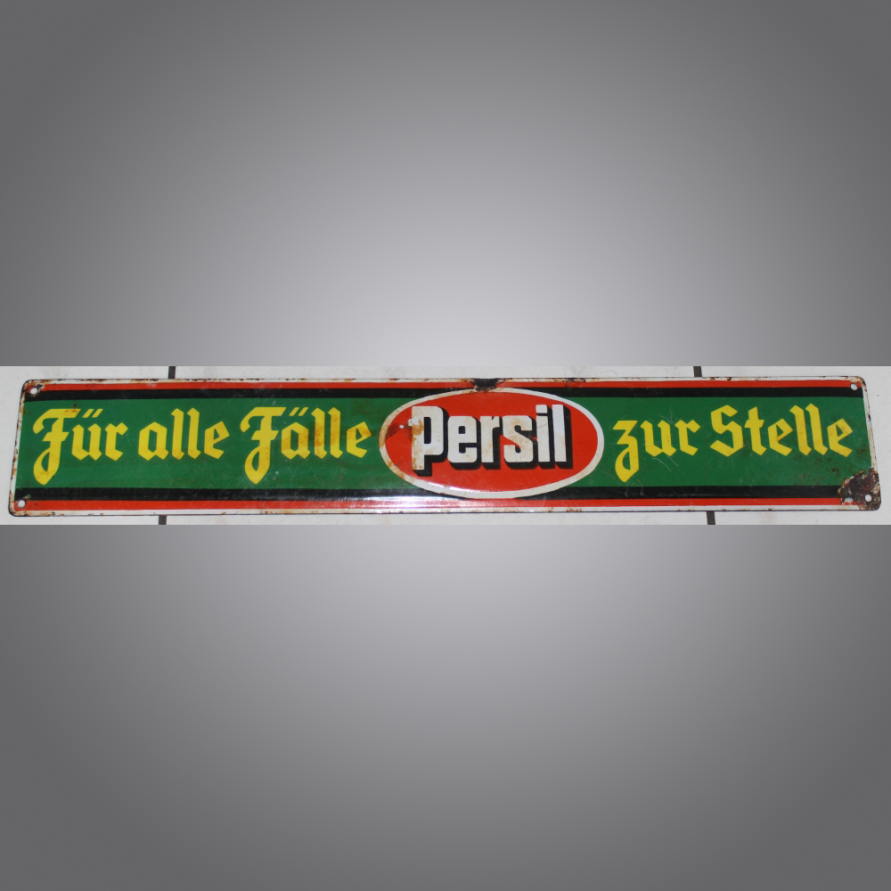 Persil-Türstreifen-Emailschild