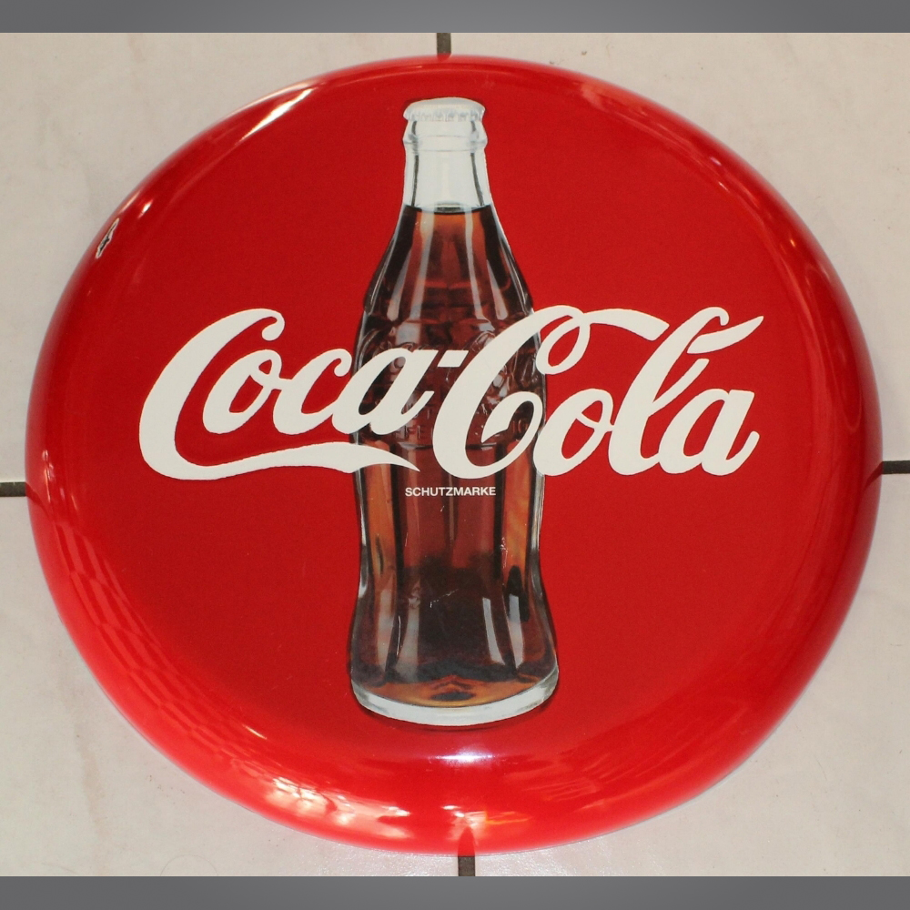 Coca-Cola-Button-Emailschild-80s