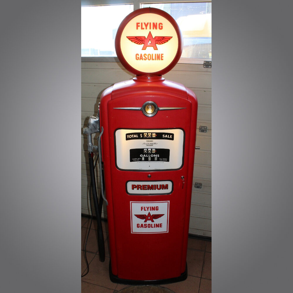 Flying-A-Gasoline-Bennett966-Tanksäule
