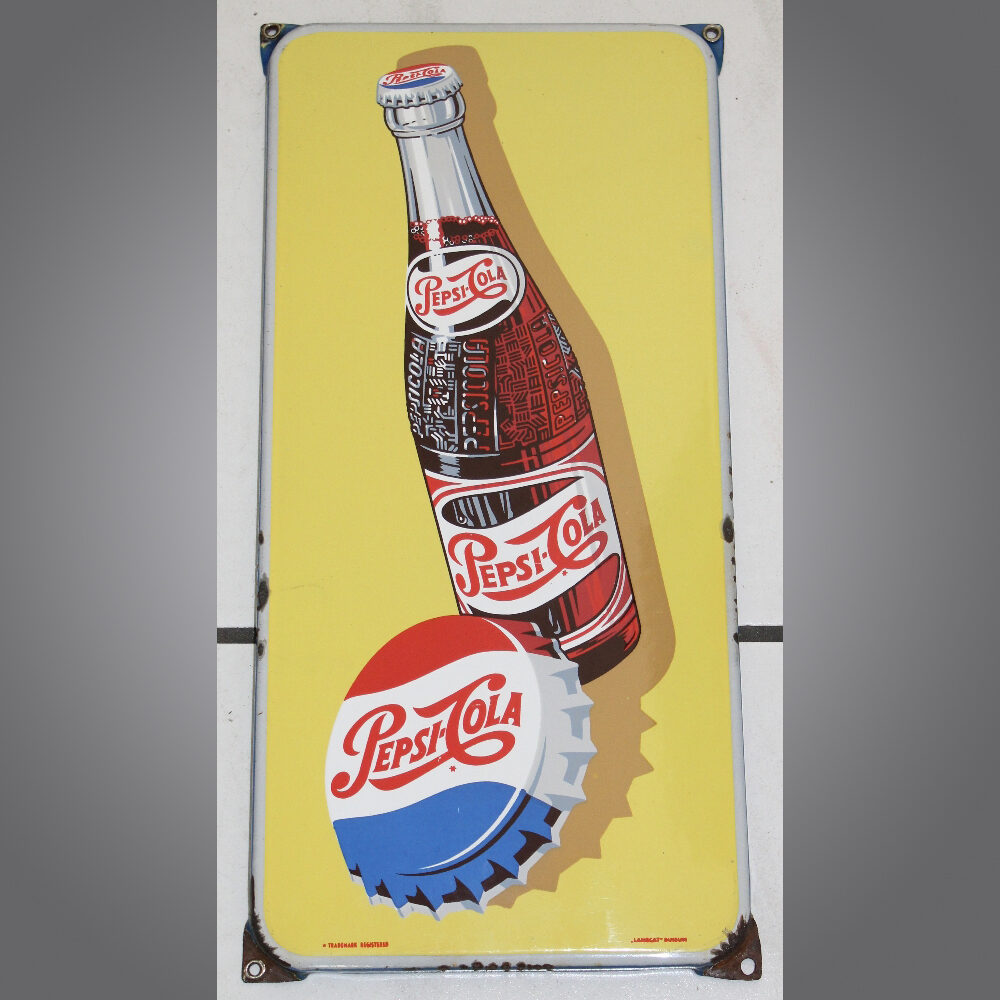 Pepsi-Cola-Emailschild
