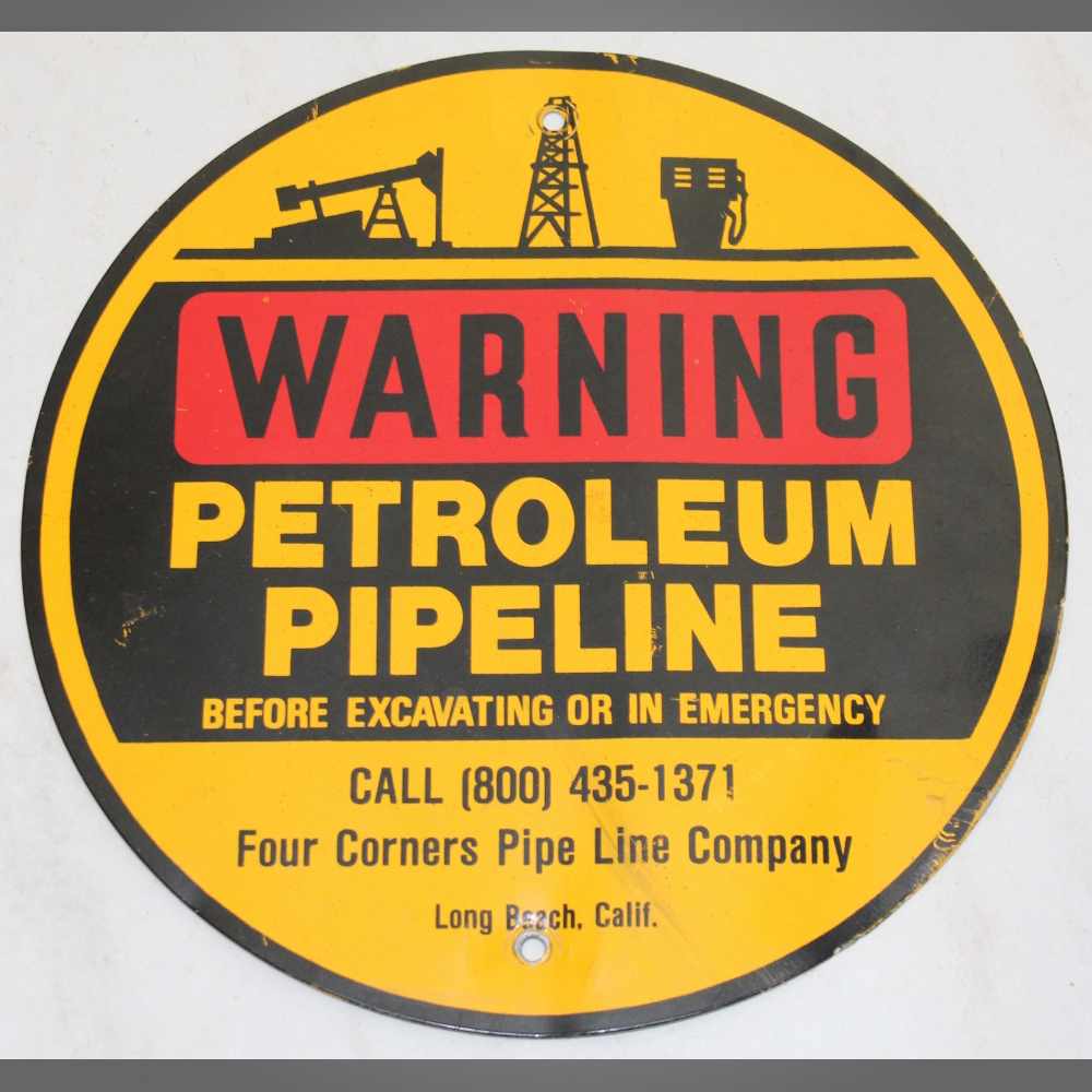 Warning-Petroleum-Pipeline-Blechschild