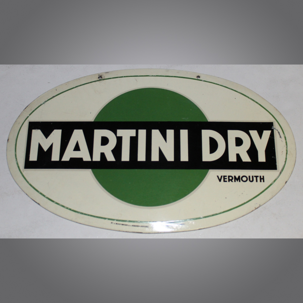 Martini-Dry-Blechschild