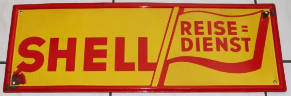 Shell Reise Dienst Emailschild Nr.2 1