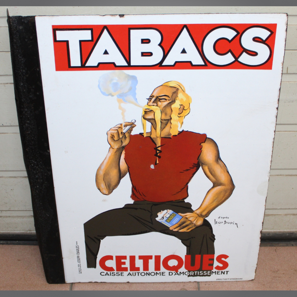 Tabacs-Celtiques-Balto-Flaggen-Emailschild