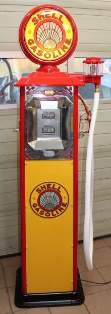 Shell Gasoline Wayne40 Gaspump Restauration 1