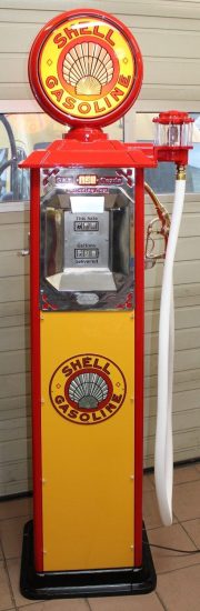 Shell Gasoline Wayne40 Gaspump Tanksäule 2