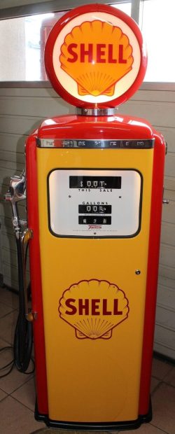 Shell Tokheim300 Gaspump Restauration Januar2025 1
