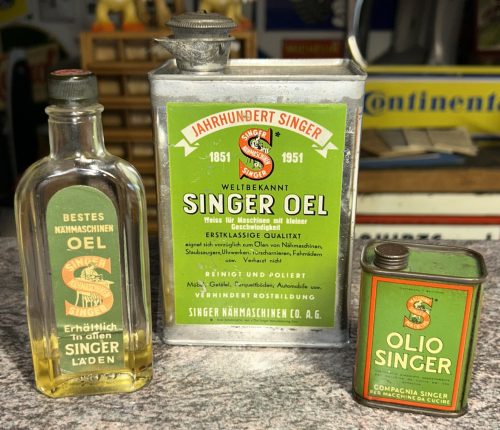 Singer Nähmaschinen Oel Dosen 1